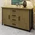 Lowry Large Sideboard - Brown, Reclaimed Pine