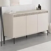 Mott 3 Door Large Sideboard - Sandstone