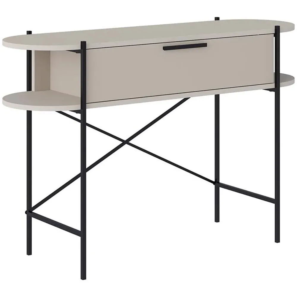 Otis Single Drawer Console Table - Cream
