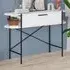 Otis Single Drawer Console Table - White