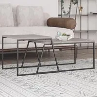 Pal Nesting Coffee Tables Set of 2 - Mocha Grey