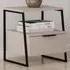 Pal Single Drawer Bedside Table - Sandstone