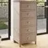 Plama 5 Drawer Chest of Drawers - Putty, MDF