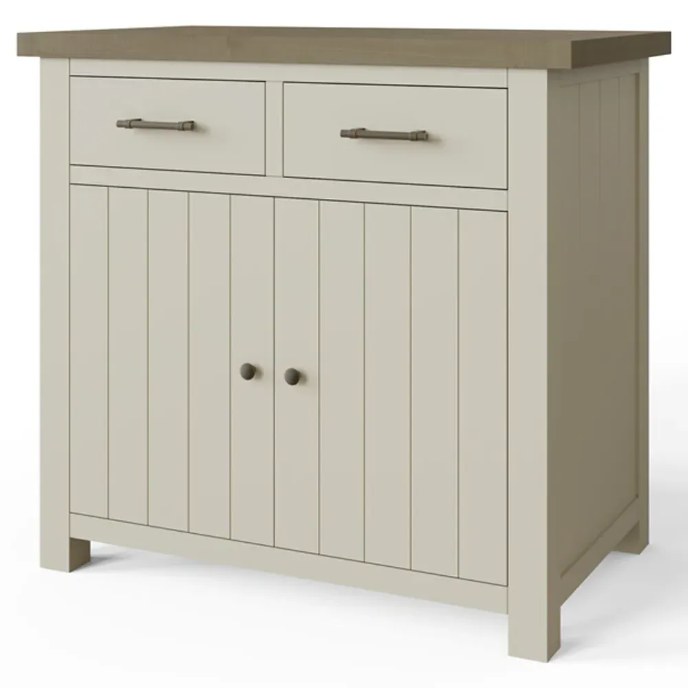 Purbeck 2 Door Sideboard - Truffle, Reclaimed Pine
