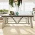 Purbeck Truffle Dining Table - Cream, Reclaimed Pine