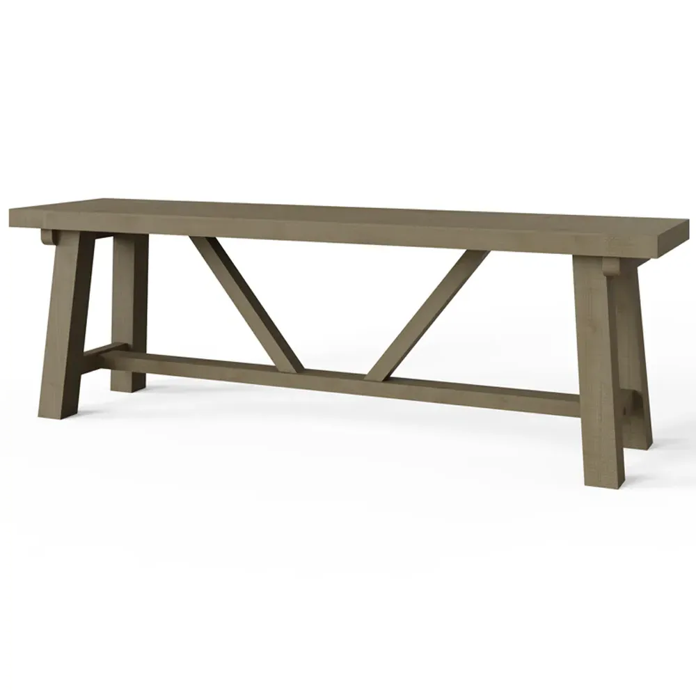 Saltash 140cm Dining Bench - Brown, Reclaimed Pine