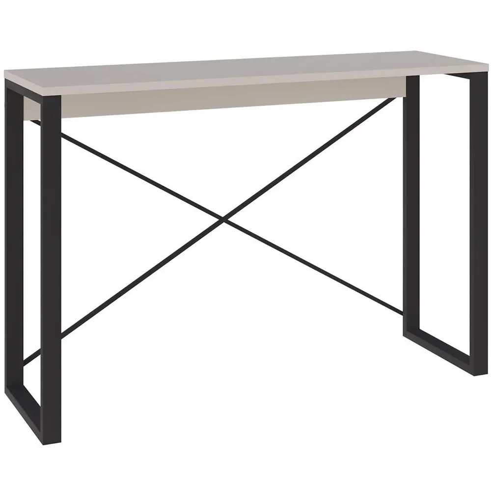 Sandstone Tall Console Table - Brown, Engineered Wood