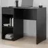 Single Drawer 2 Shelf Desk - Anthracite Grey, Melamine