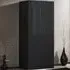 Stora 2 Door Wardrobe with Soft Close - Black