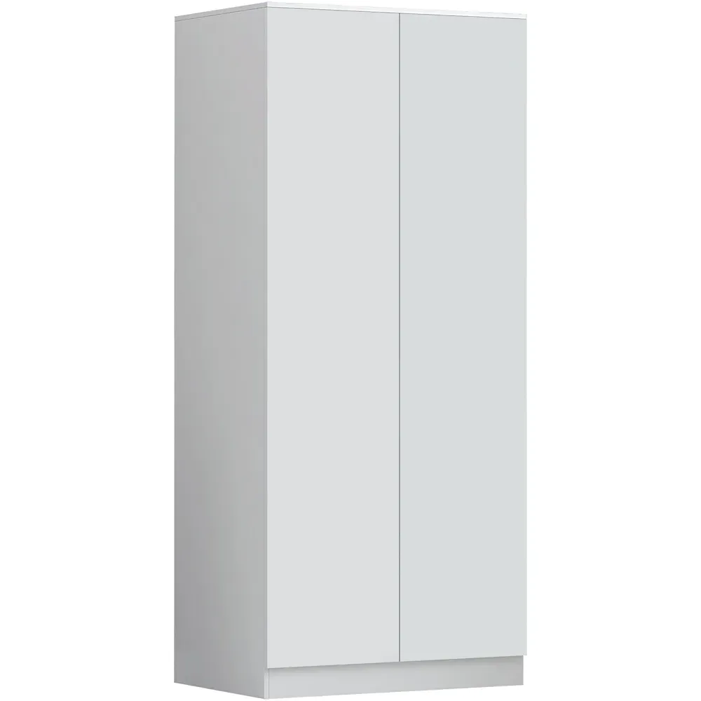 Stora 2 Door Wardrobe with Soft Close - White