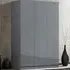 Stora 3 Door Wardrobe - Grey Gloss