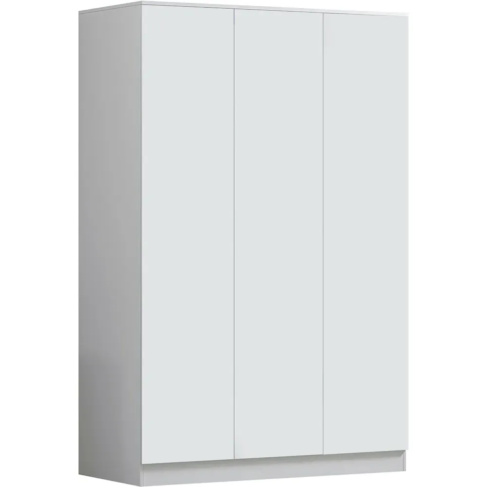 Stora 3 Door Wardrobe - Matt White