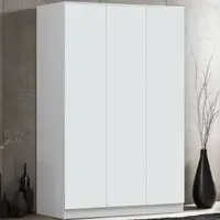 Stora 3 Door Wardrobe - Matt White