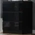 Stora 3 Drawer Chest of Drawers - Black