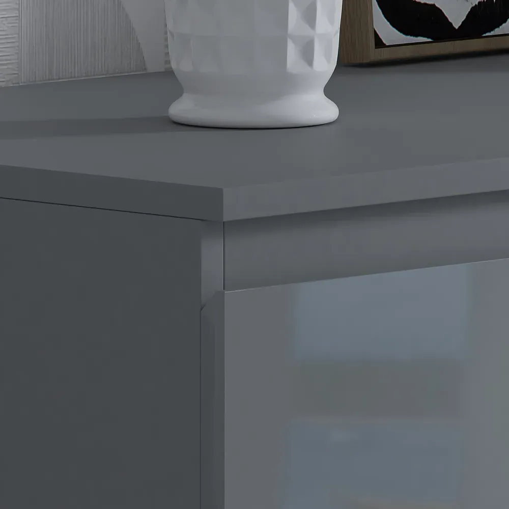 Stora 8 Drawer Chest of Drawers - Grey