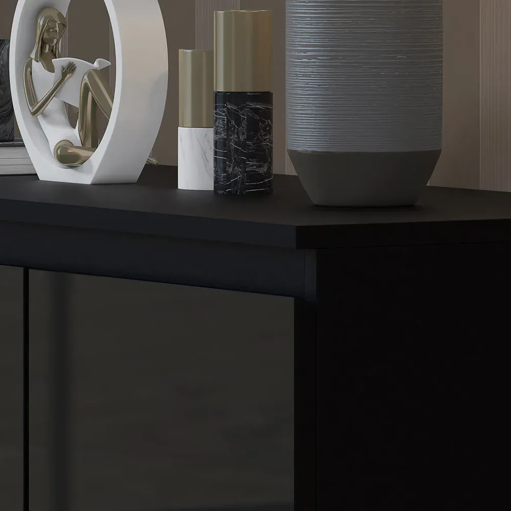 Stora Merchant 7 Drawer Chest of Drawers - Black