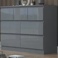 Stora Merchant 7 Drawer Chest of Drawers - Grey