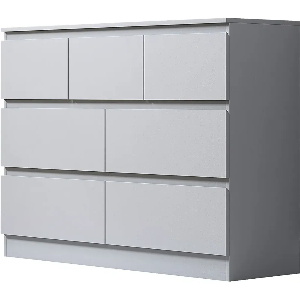 Stora Merchant 7 Drawer Chest of Drawers - White