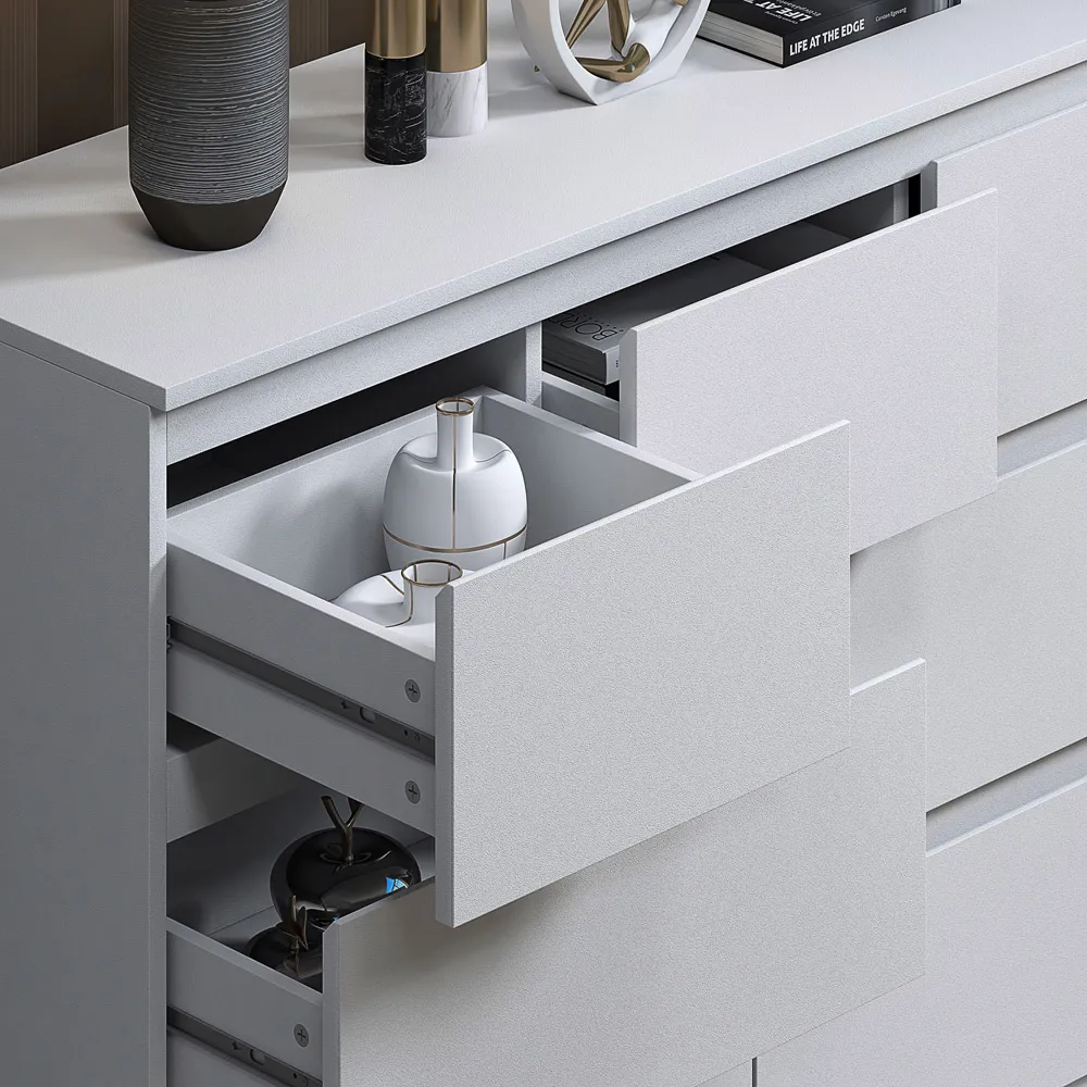 Stora Merchant 7 Drawer Chest of Drawers - White