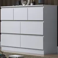 Stora Merchant 7 Drawer Chest of Drawers - White