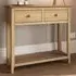 Taberno 2 Drawer Console Table - Oak
