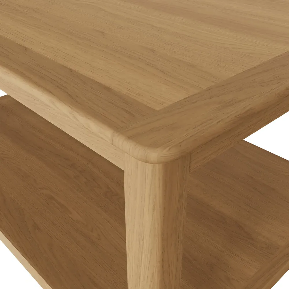 Taberno Coffee Table with Storage - Brown, Oak