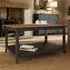 Taberno Large Coffee Table with Storage - Blue, Oak