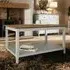 Taberno Large Coffee Table with Storage - White, Oak