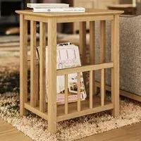 Taberno Magazine Table - Brown, Oak