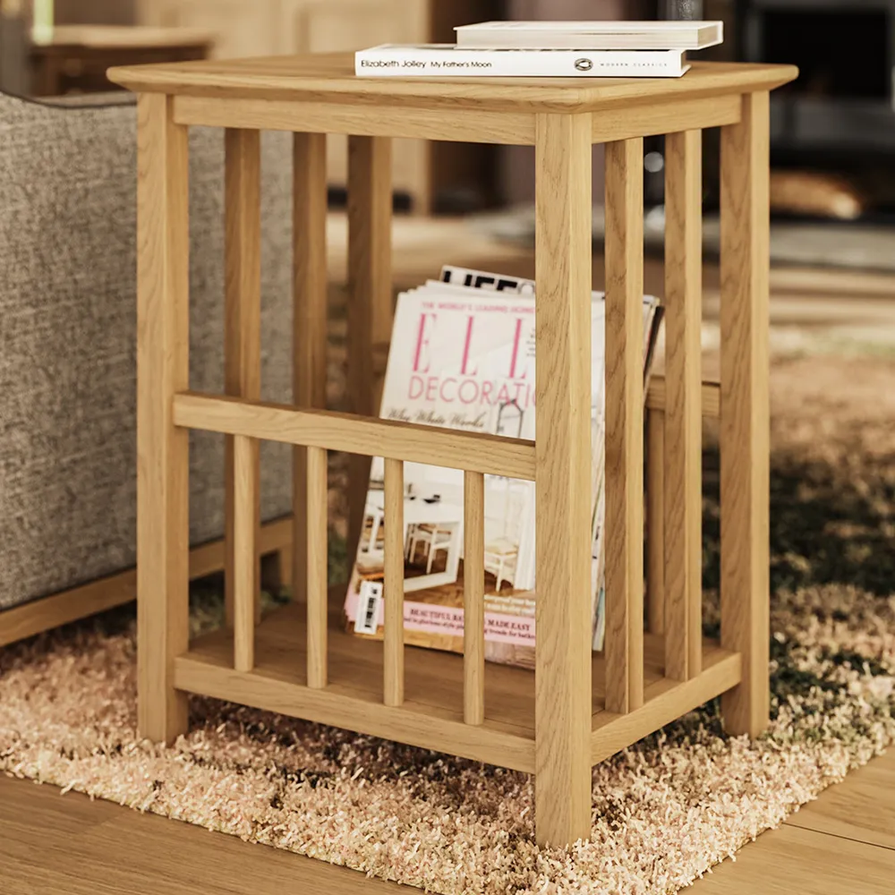 Taberno Magazine Table - Brown, Oak image
