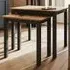 Taberno Nest of Tables Set of 2 - Blue, Oak