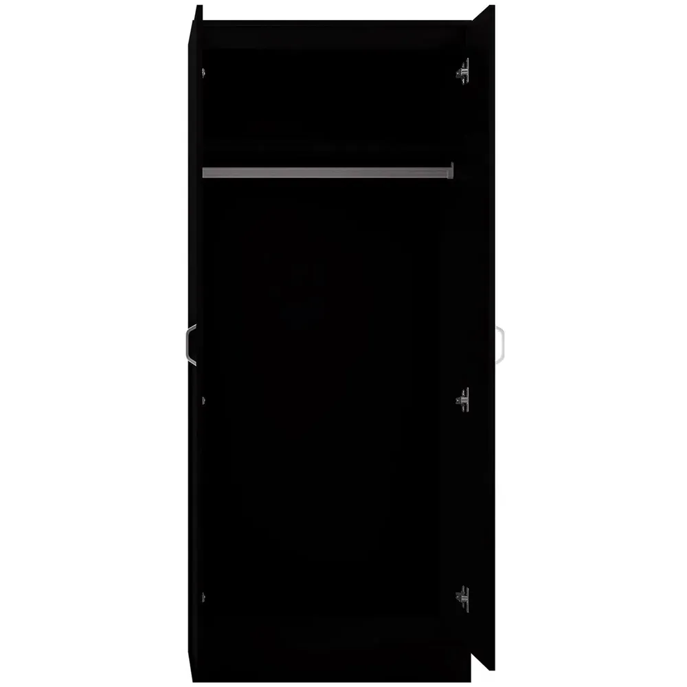 Tunis 2 Door Wardrobe - Black