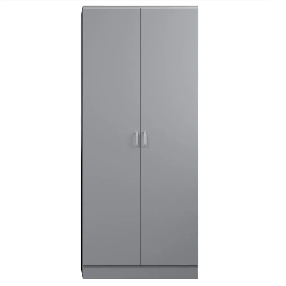 Tunis 2 Door Wardrobe - Grey