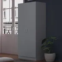 Tunis 2 Door Wardrobe - Grey