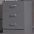 Tunis 3 Drawer Chest of Drawers - Grey