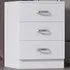 Tunis 3 Drawer Chest of Drawers - White