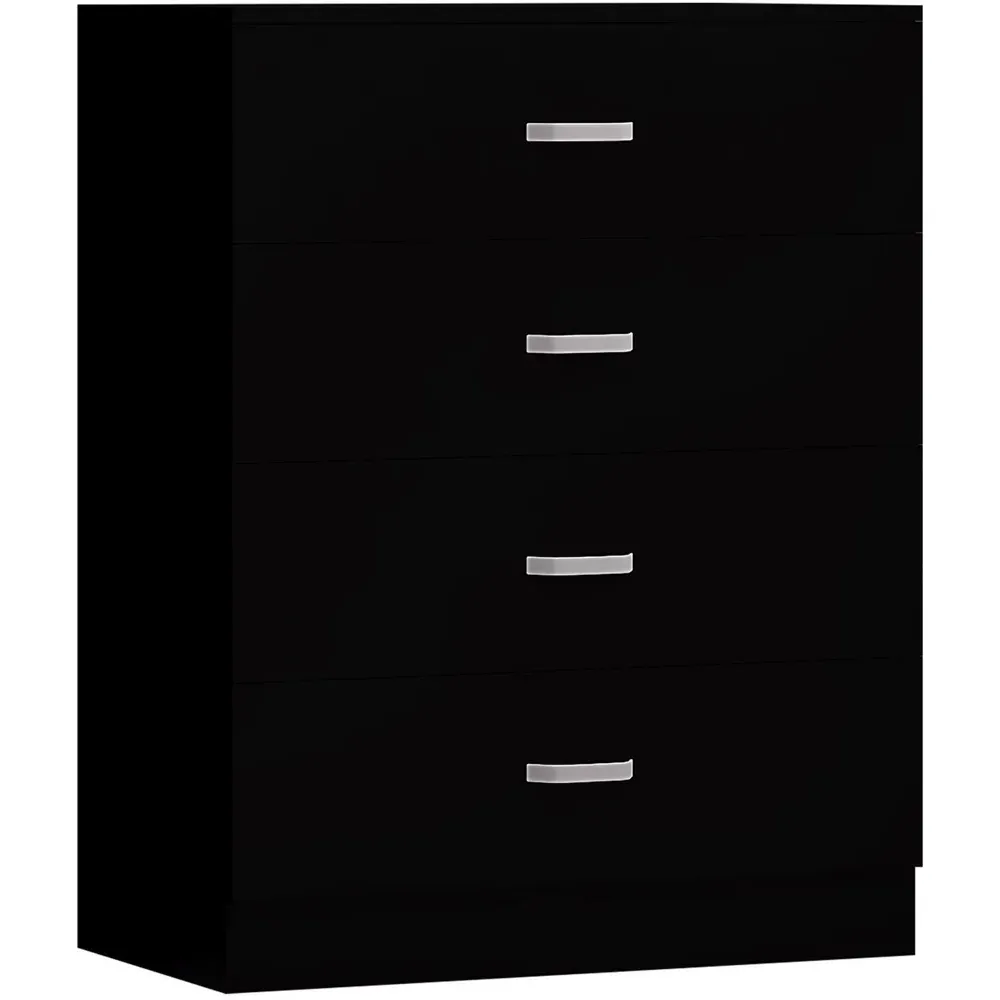 Tunis 3 Piece Bedroom Furniture Set - Black