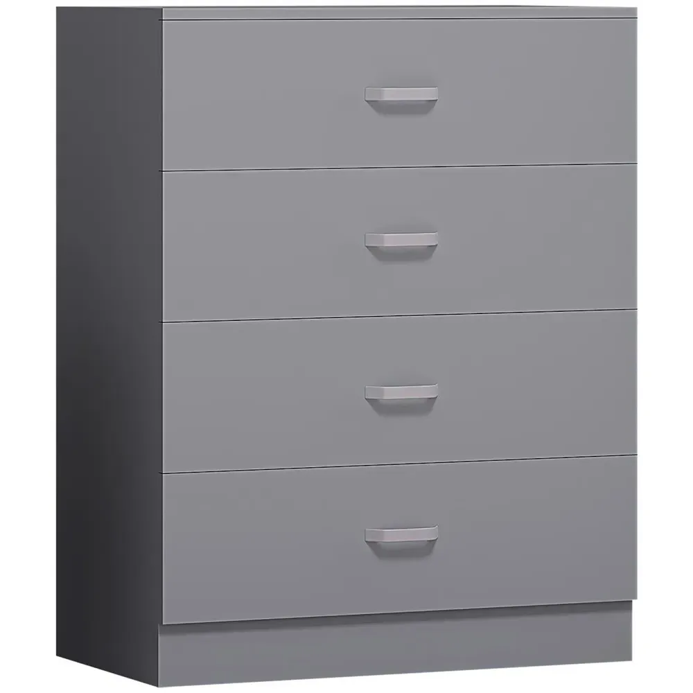 Tunis 3 Piece Bedroom Furniture Set - Grey