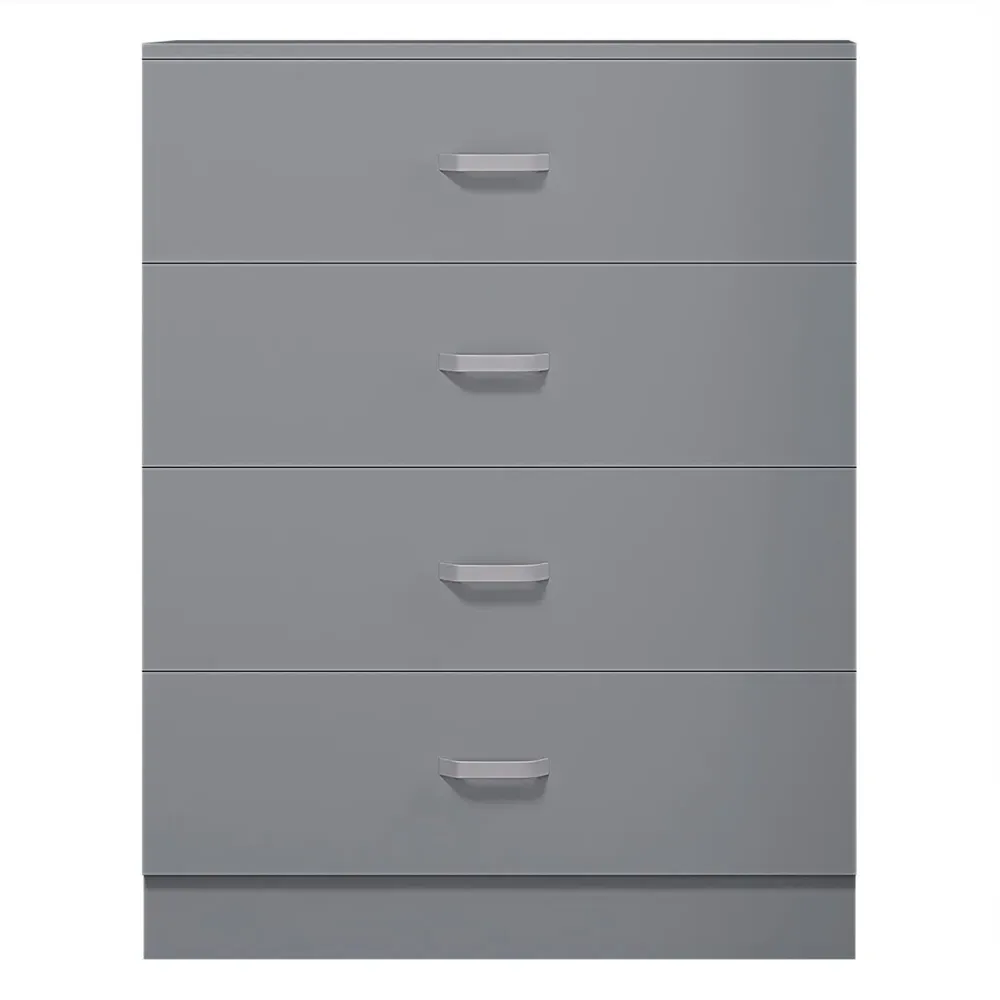 Tunis 4 Drawer Chest of Drawers - Grey