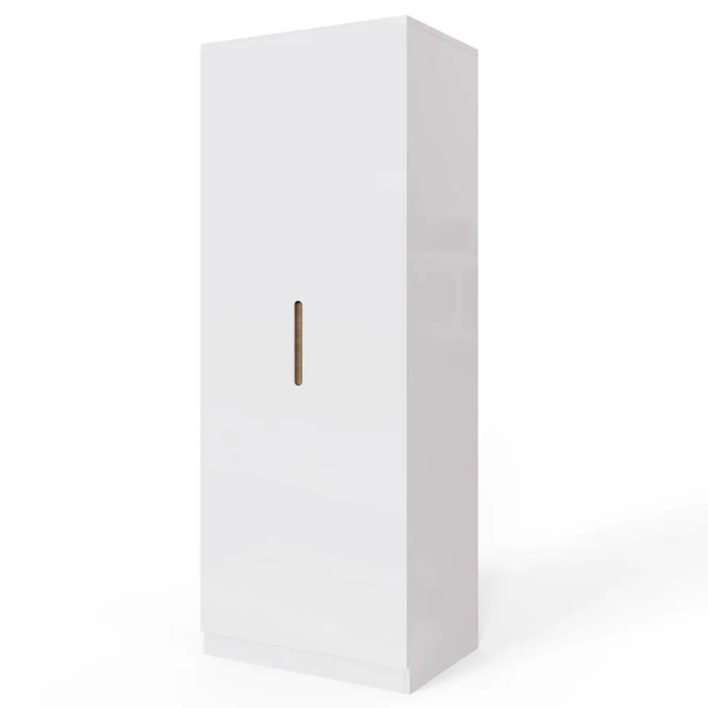 Veloce 2 Door Wardrobe - White Gloss