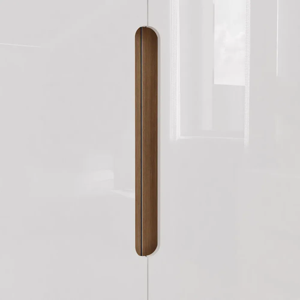 Veloce 2 Door Wardrobe - White Gloss