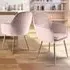 Muse Accent Chairs - Pink, Velvet