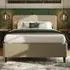 Addison Double Ottoman Bed Frame with Storage - Beige