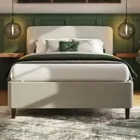 Addison King Size Ottoman Bed Frame with Storage - Grey