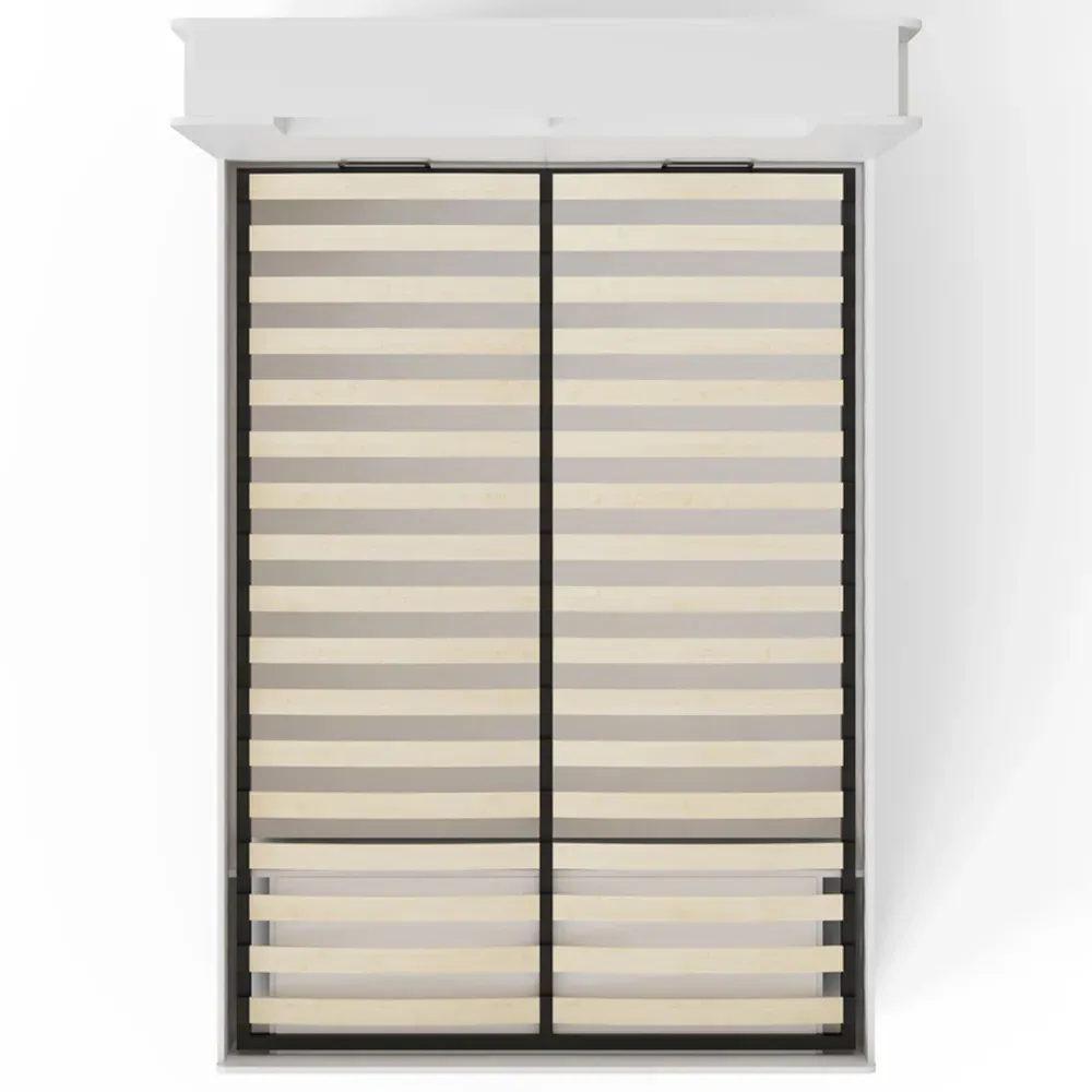 Anya King Size Ottoman Bed with Storage - White