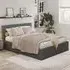 Ascot Double Ottoman Bed with Storage - Grey