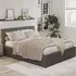 Ascot King Size Ottoman Bed with Storage - Grey