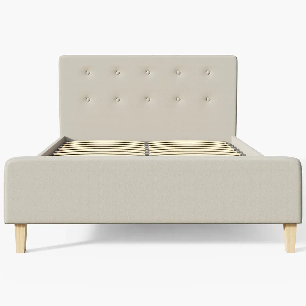 Ashbourne Double Bed Frame - Cream
