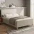 Ashbourne Double Ottoman Bed with Storage - Cream