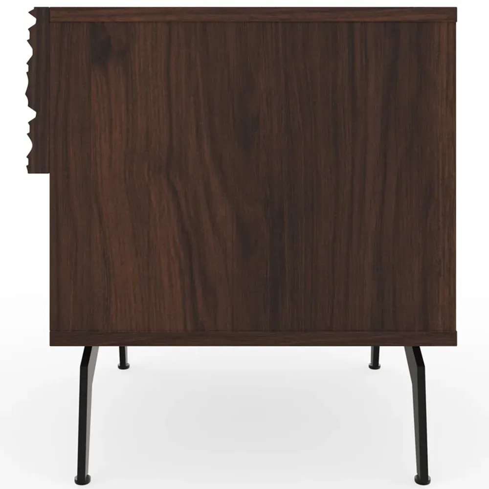 Bantham Lamp Table - Brown, Dark Walnut